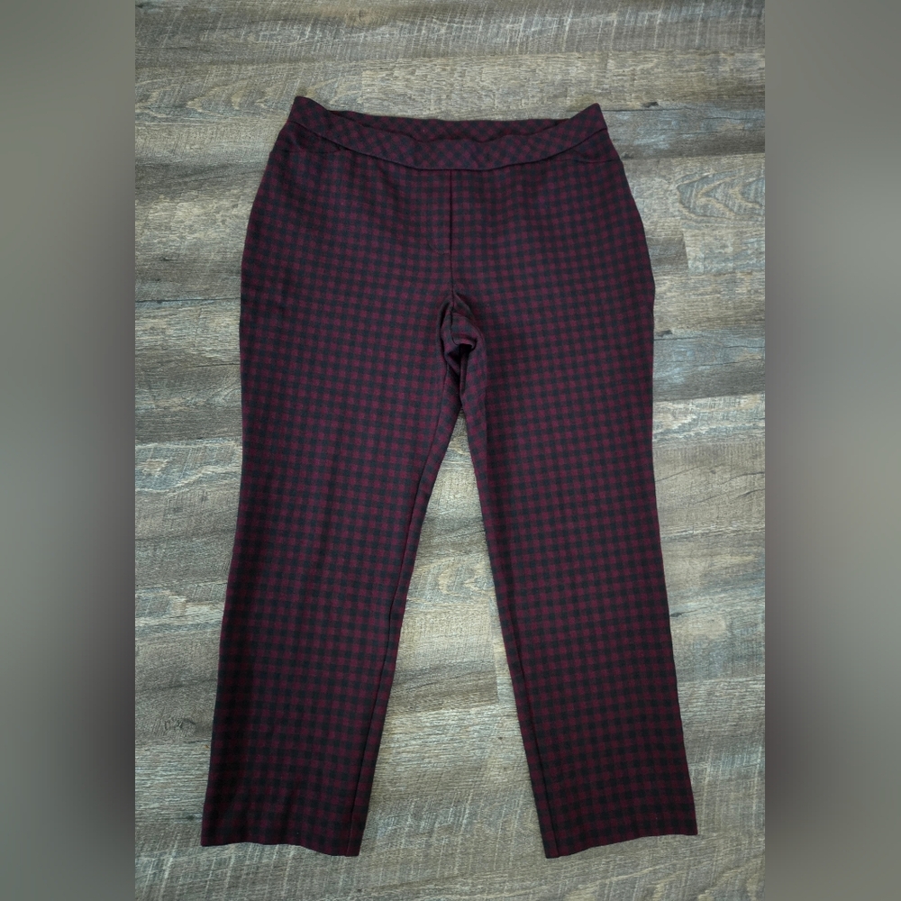 J. Jill Ponte Slim Ankle Pants, Large Petite